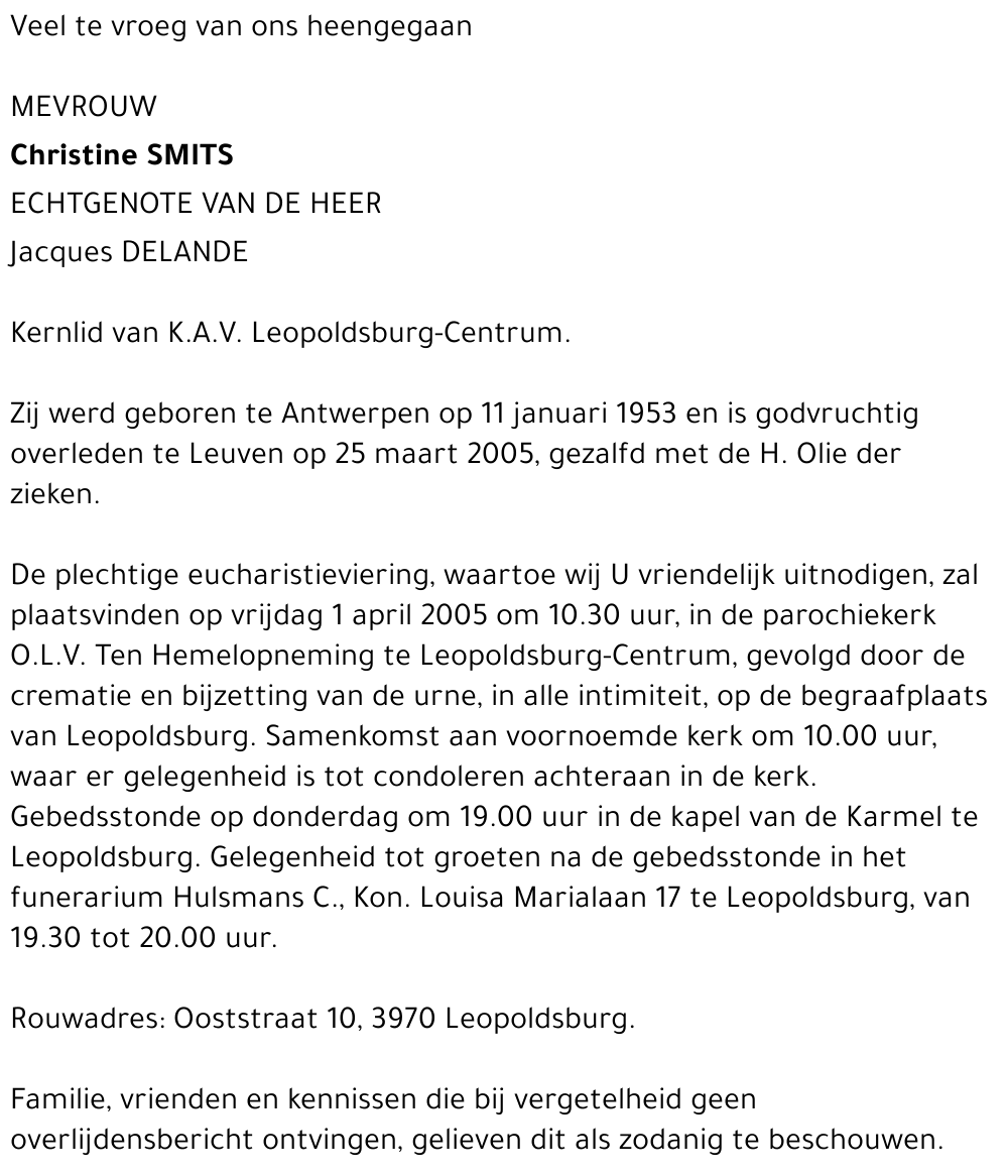 Christine Smits