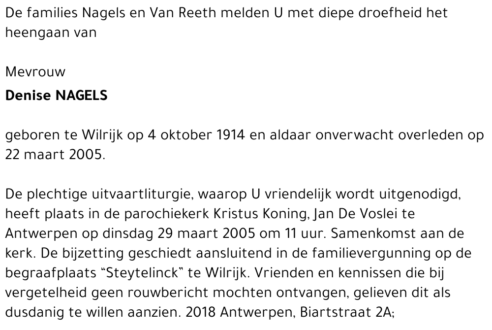 Denise NAGELS