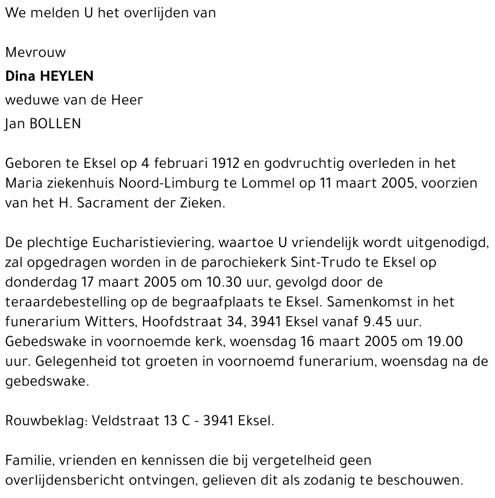 Dina HEYLEN