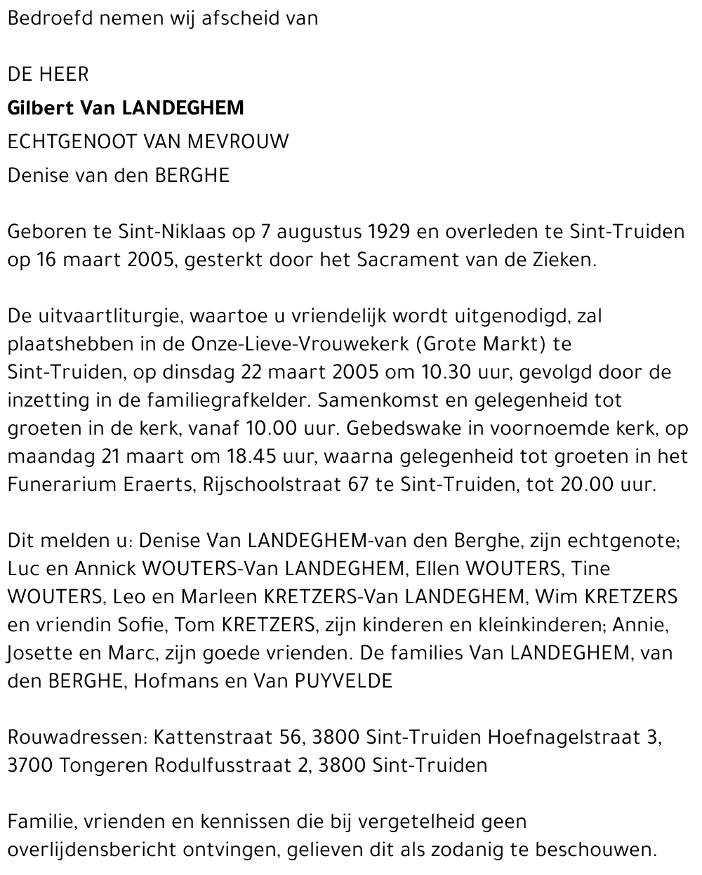 Gilbert Van Landeghem