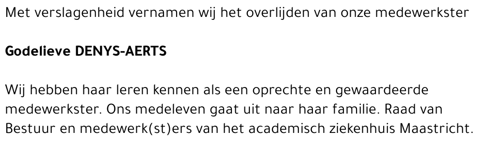 Godelieve (Lieve) Aerts