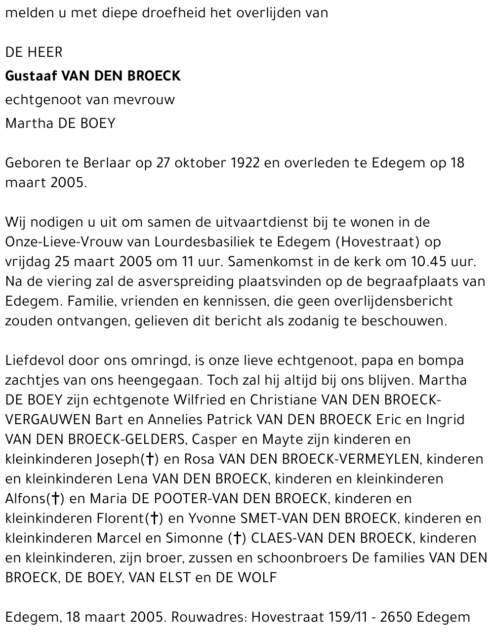 Gustaaf Van den Broeck