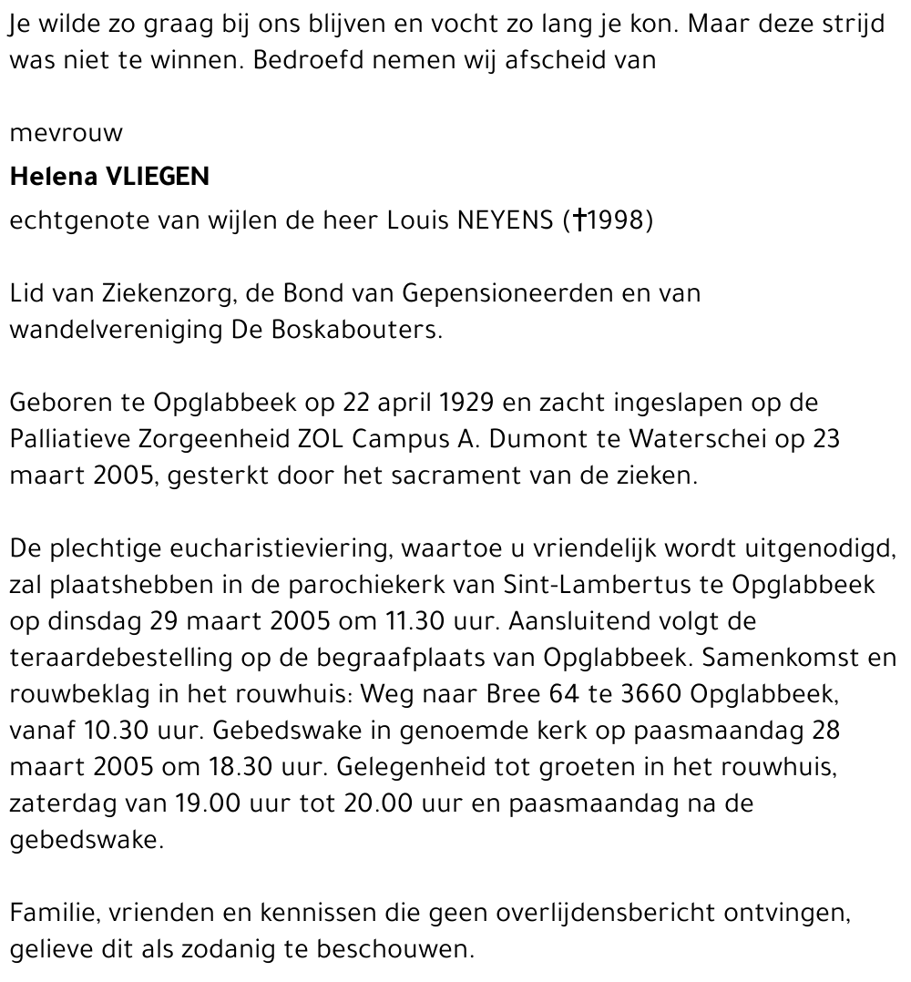 Helena Vliegen