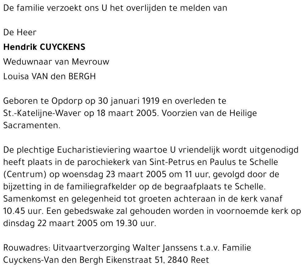 Hendrik Cuyckens