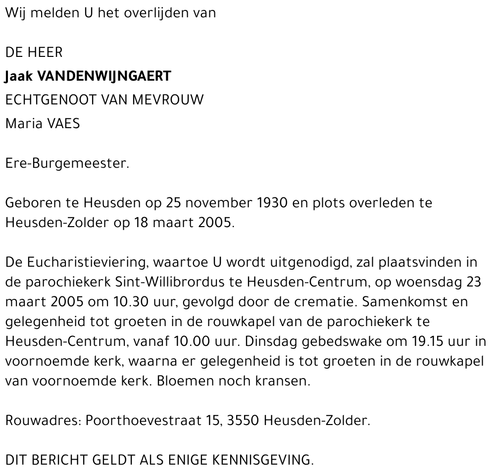 Jaak Vandenwijngaert