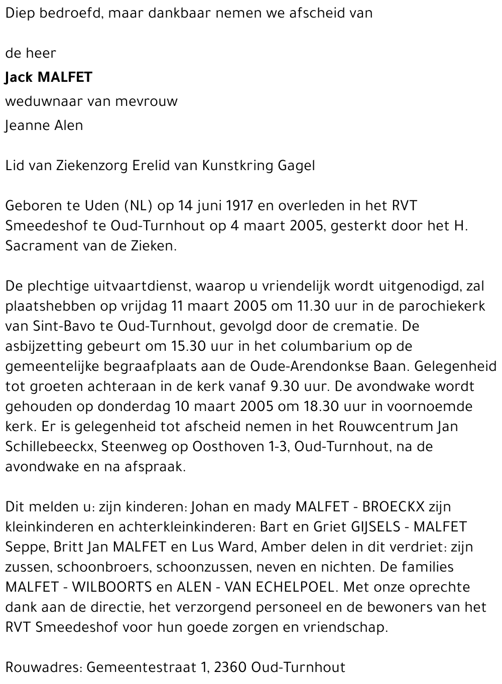 Jack Malfet