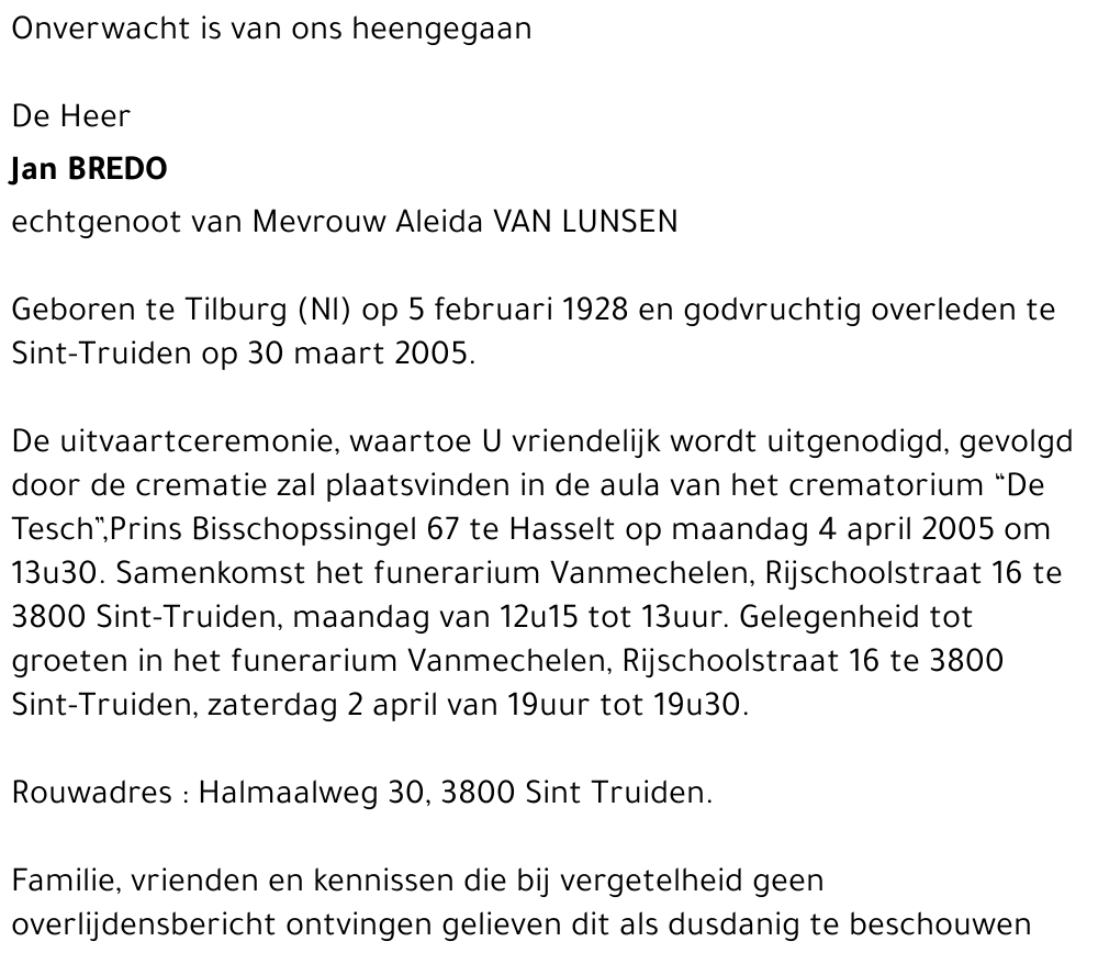 Jan Bredo