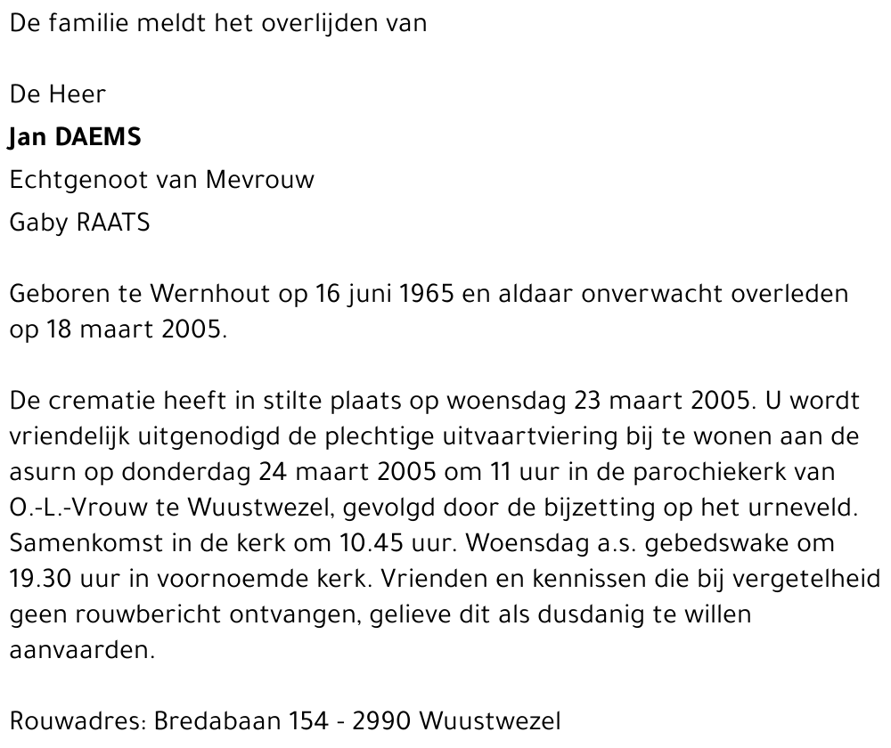 Jan Daems