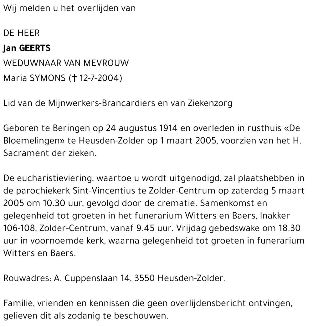 Jan Geerts