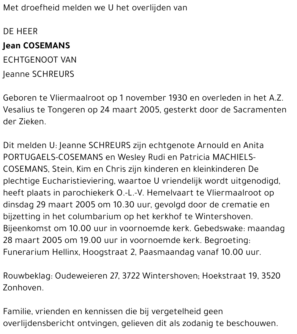 Jean Cosemans