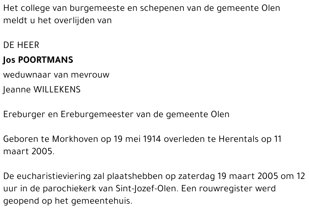Jos Poortmans