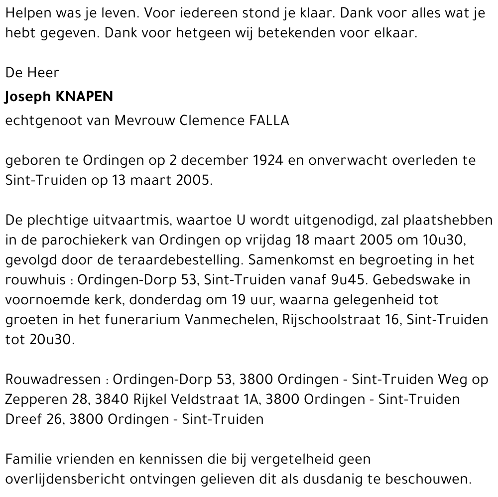 Joseph Knapen