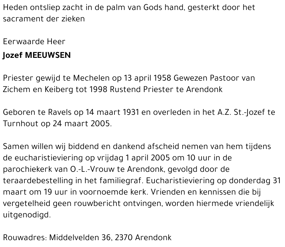Jozef Meeuwsen