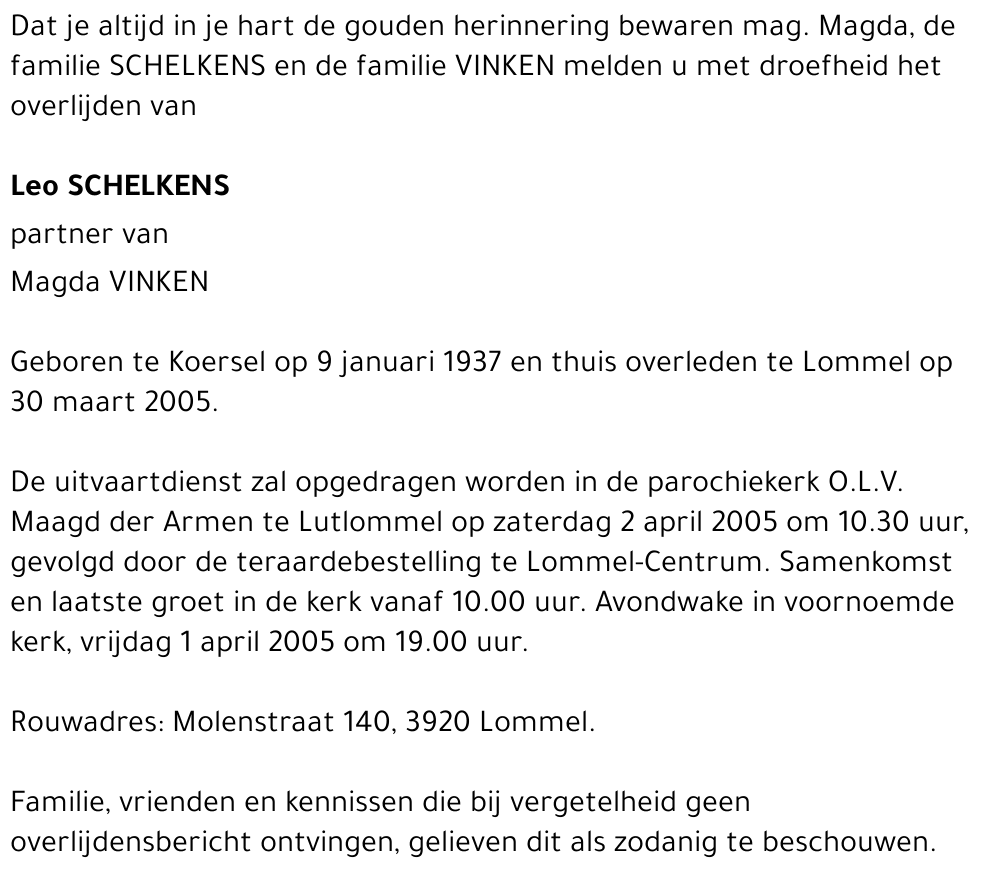 Leo SCHELKENS