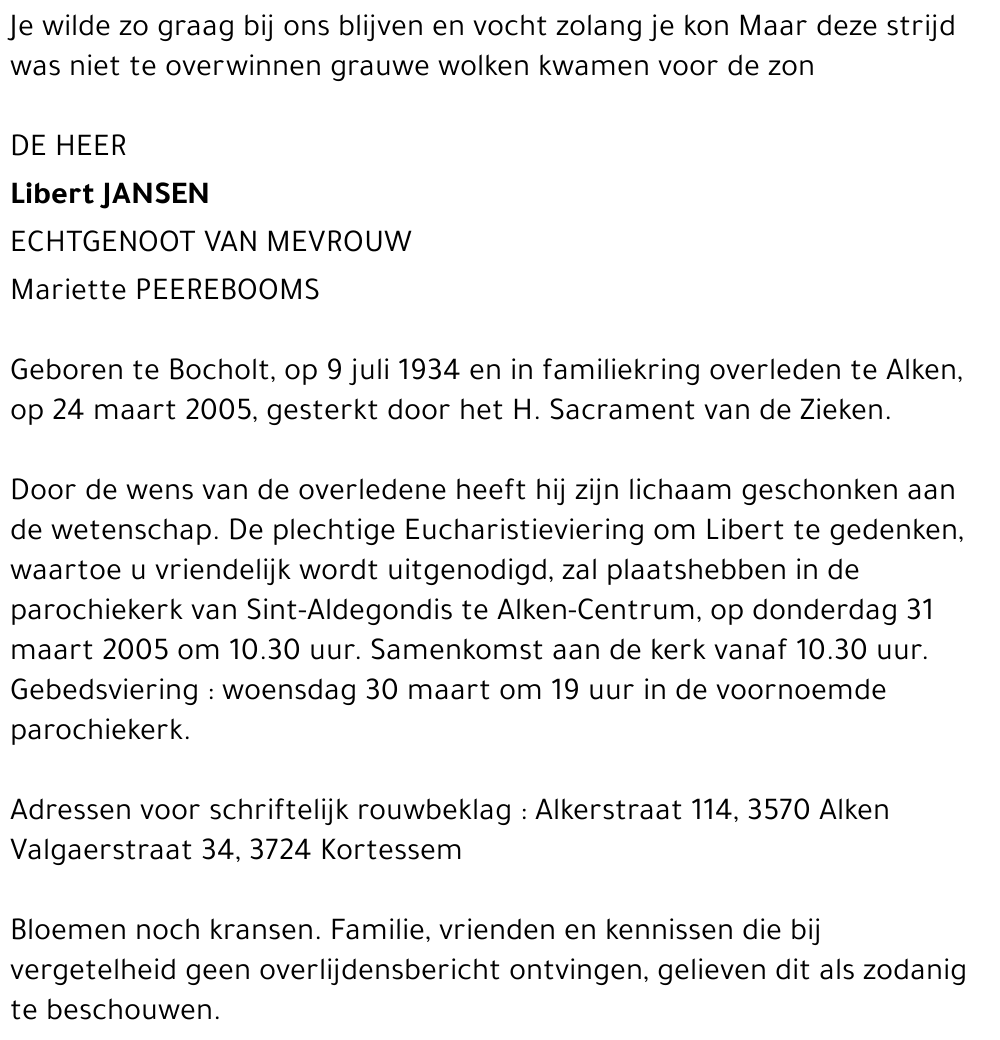 Libert Jansen