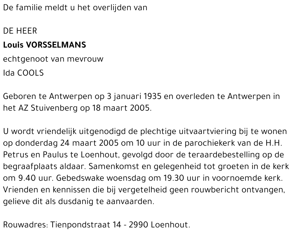 Lodewijk Vorsselmans