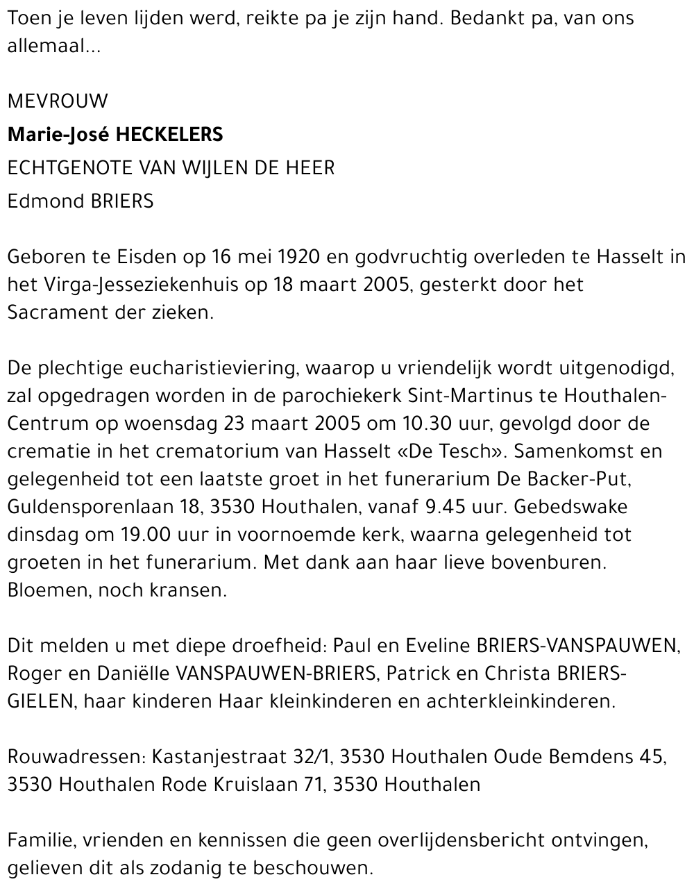 Marie-José Heckelers