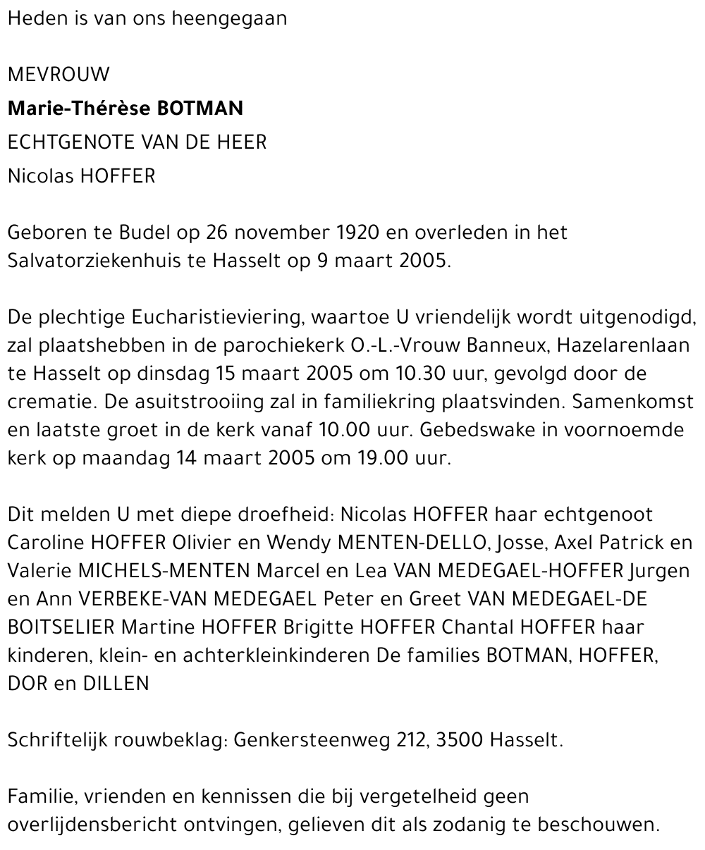Marie-Thérèse Botman