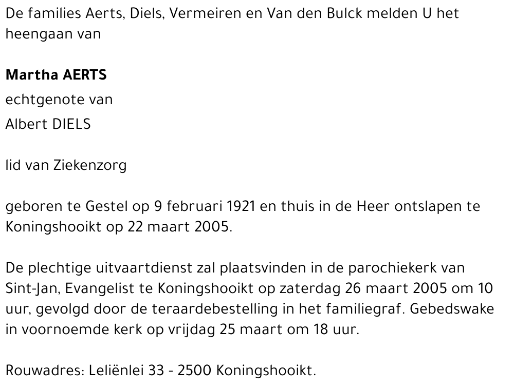 Martha Aerts