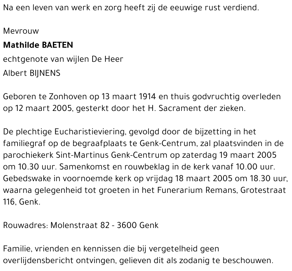 Mathilde BAETEN
