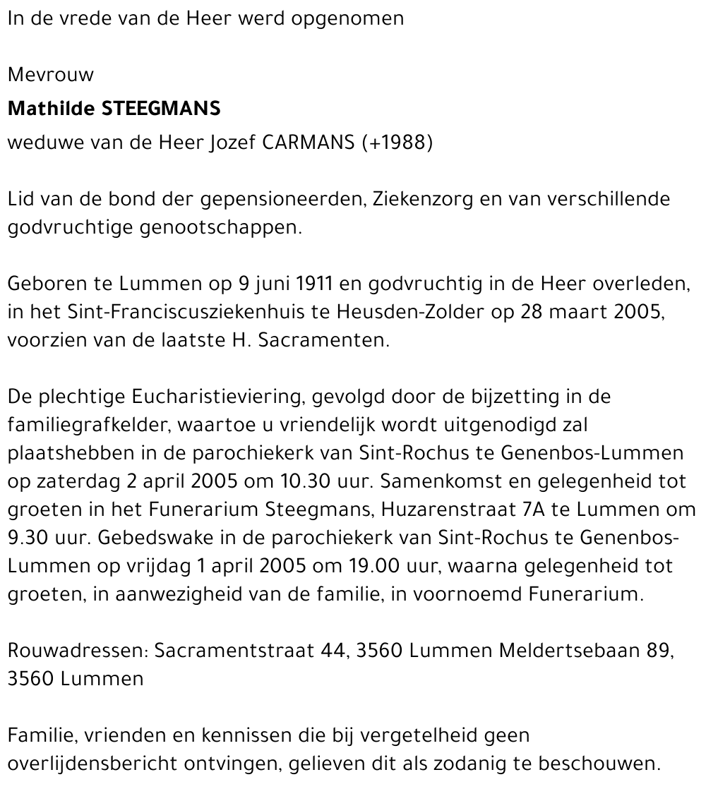 Mathilde Steegmans