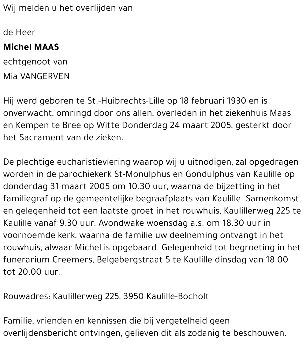 Michel MAAS