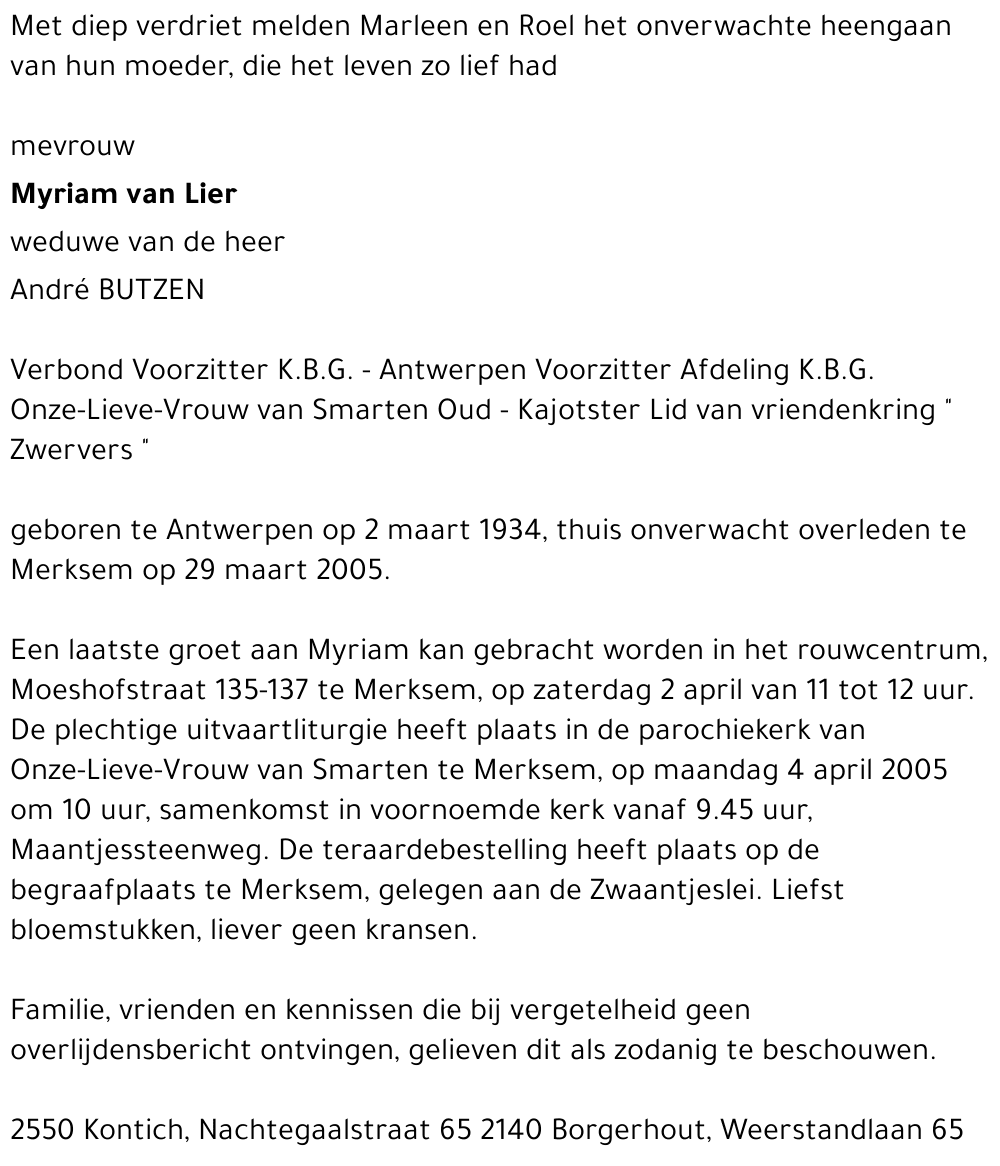 Myriam van Lier