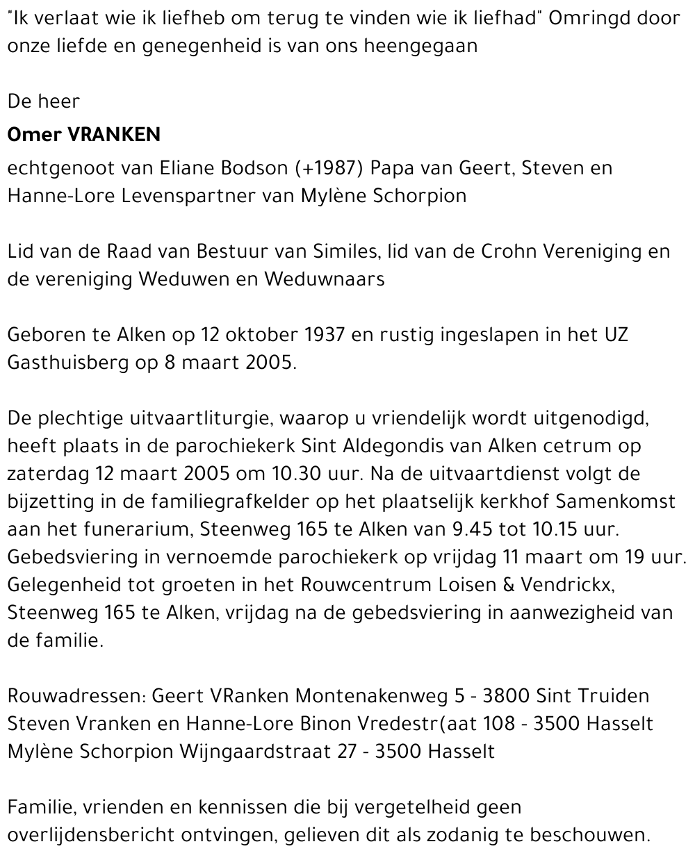 omer vranken