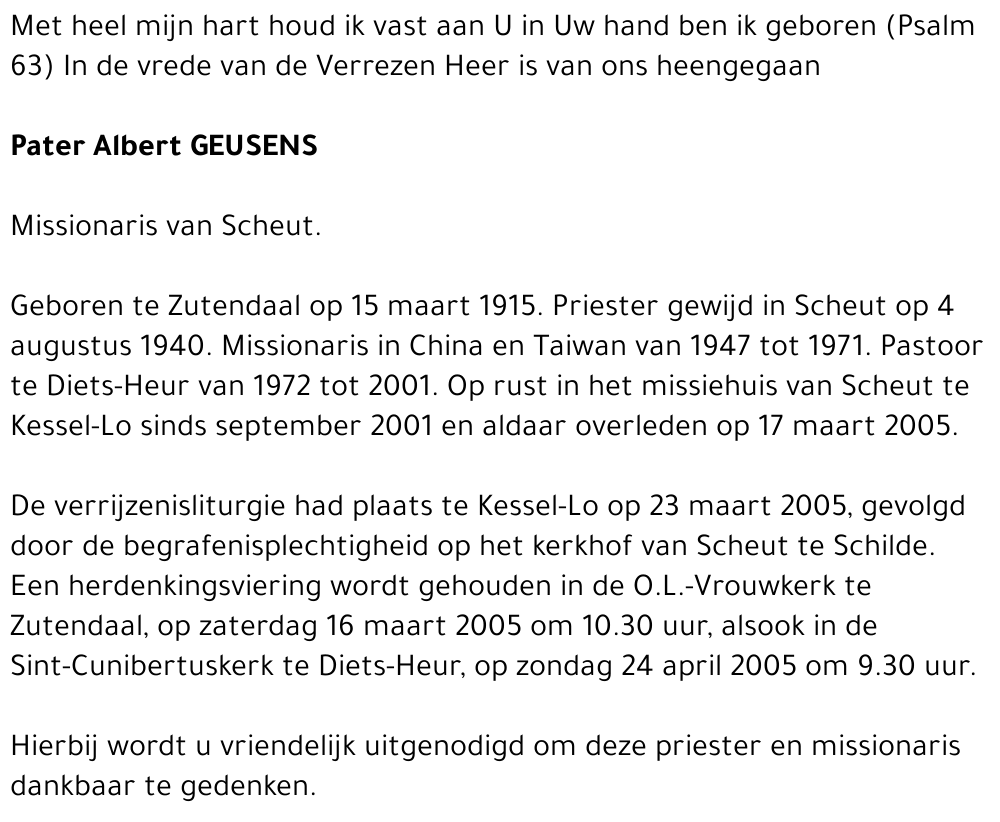 Pater Albert Geusens