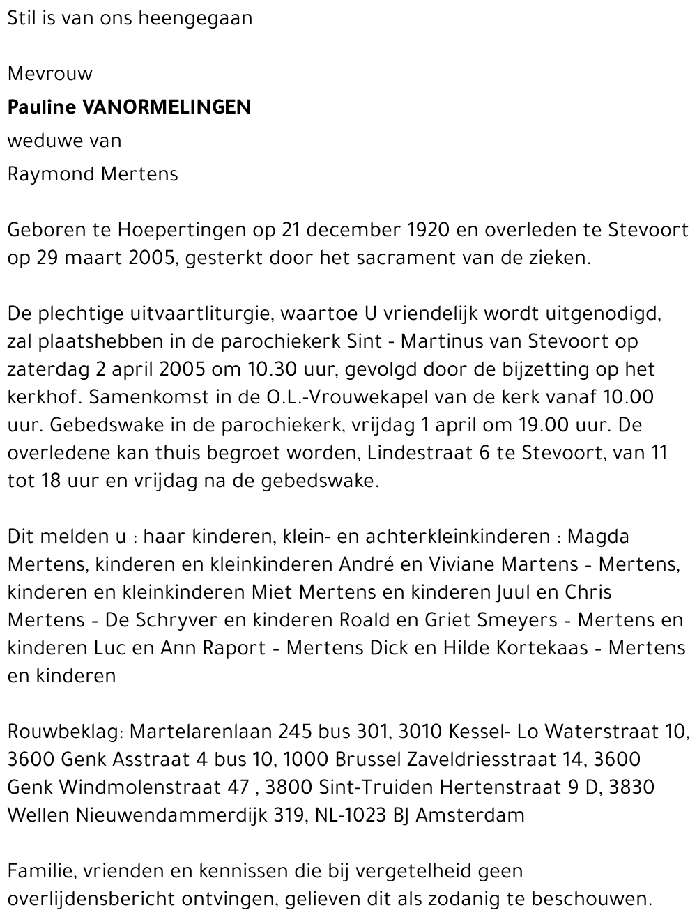 Pauline Vanormelingen