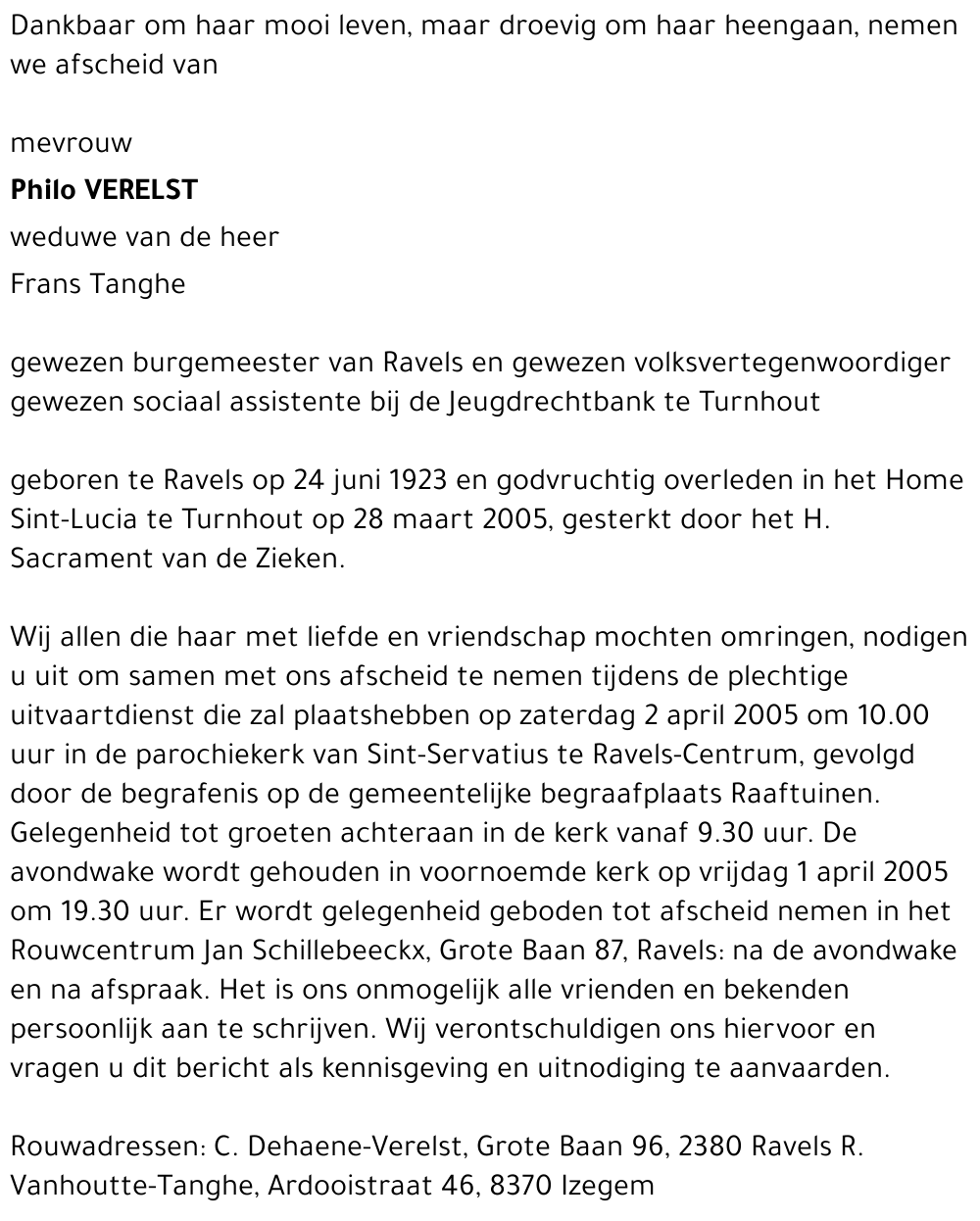 Philo VERELST