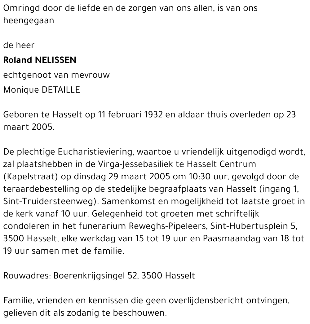 Roland Nelissen