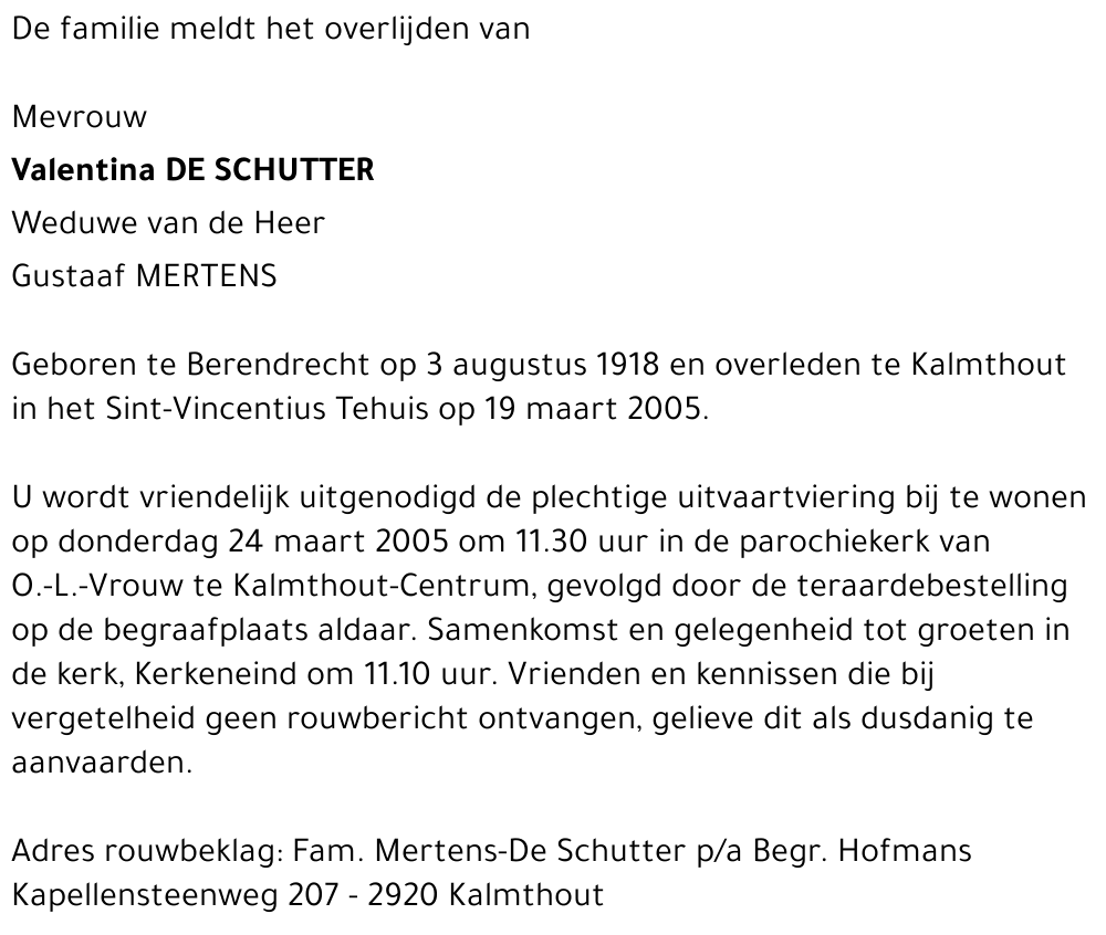 Valentina De Schutter