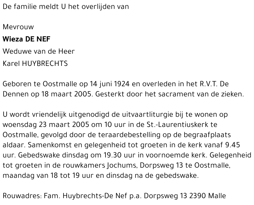 Wieza De Nef
