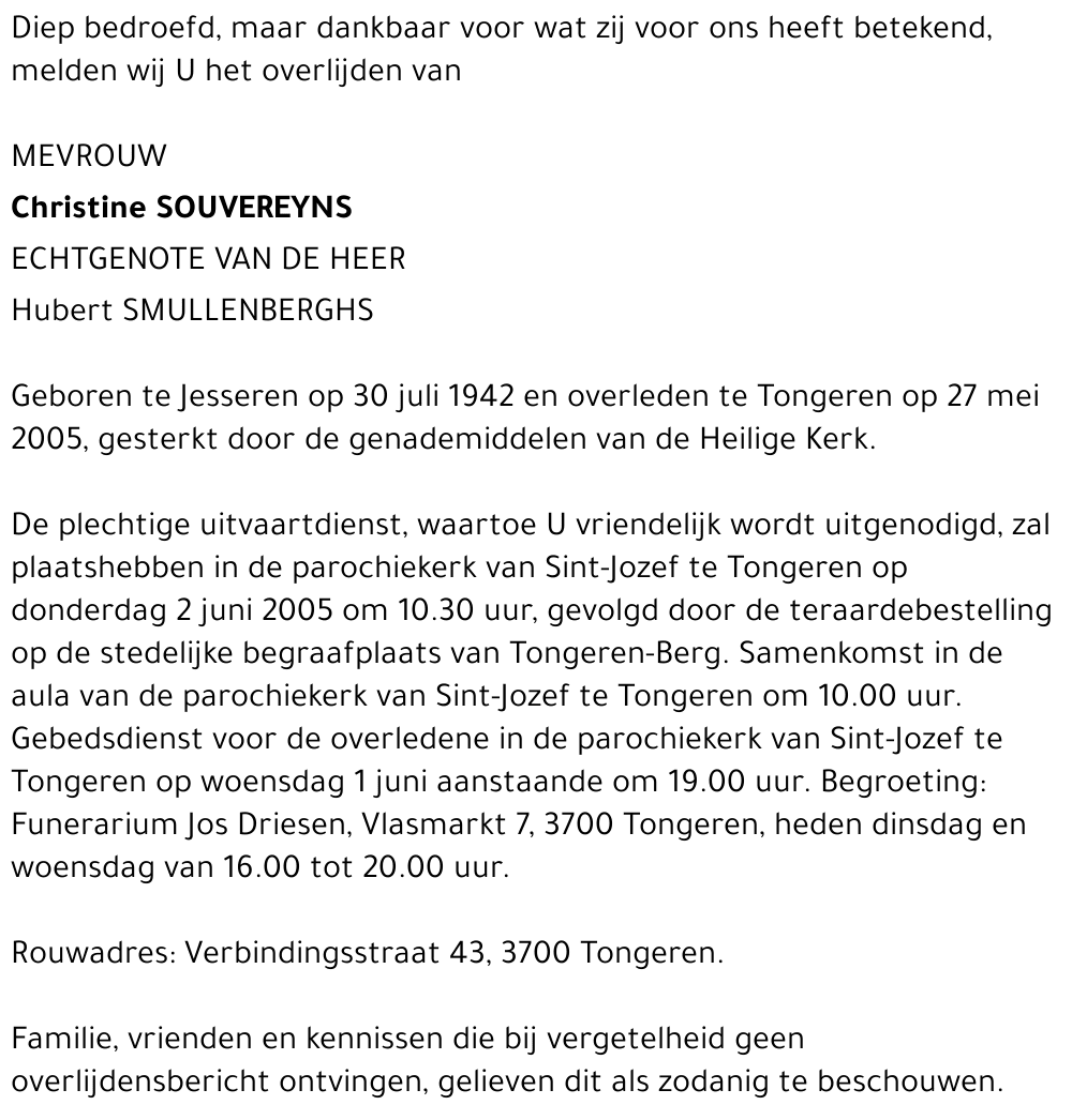 Christine Souvereyns