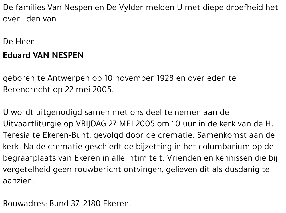 Eduard Van Nespen