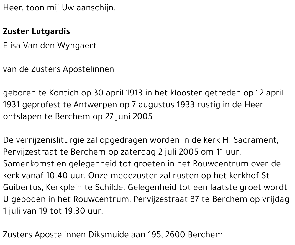 Elisa Van den Wyngaert