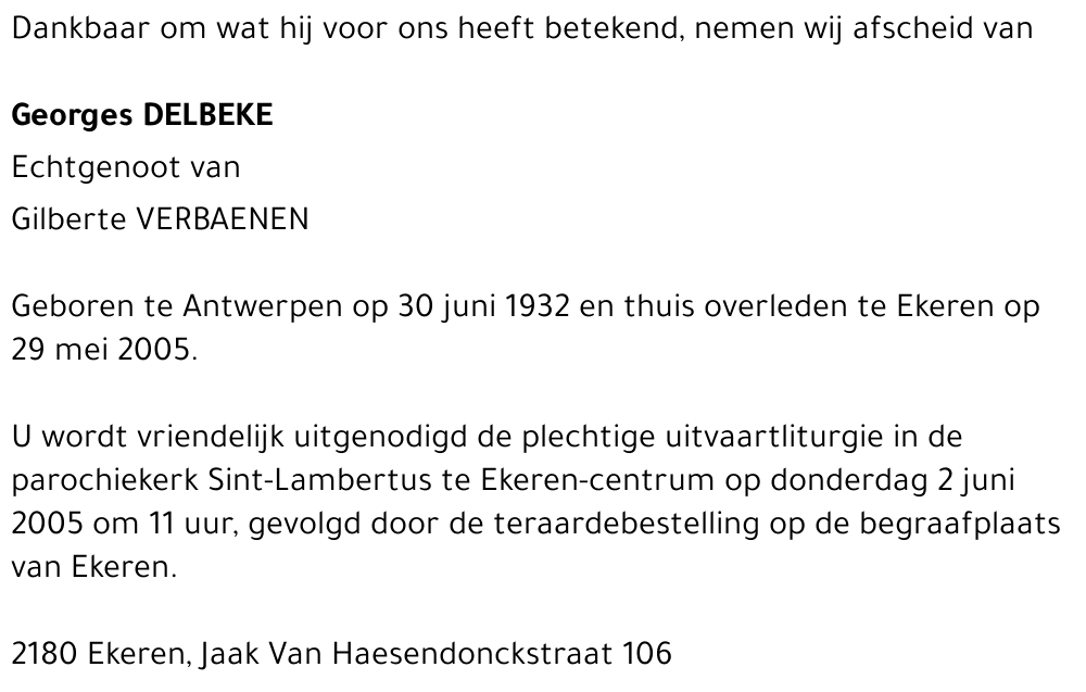 Georges Delbeke