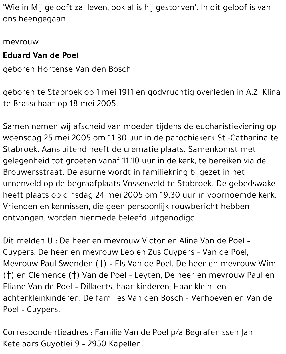 Hortense Van den Bosch