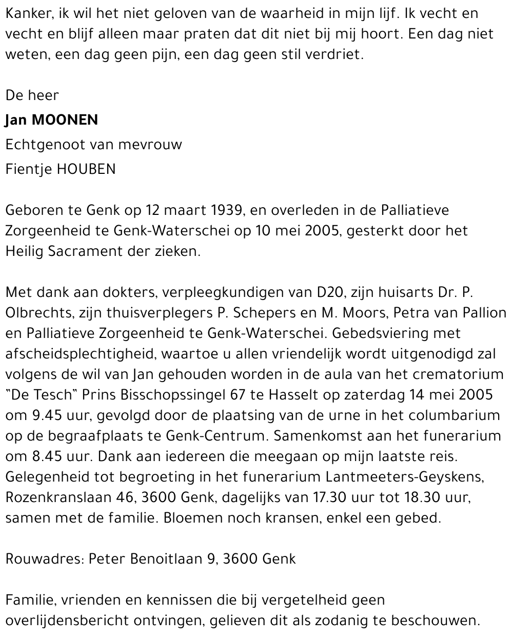Jan MOONEN