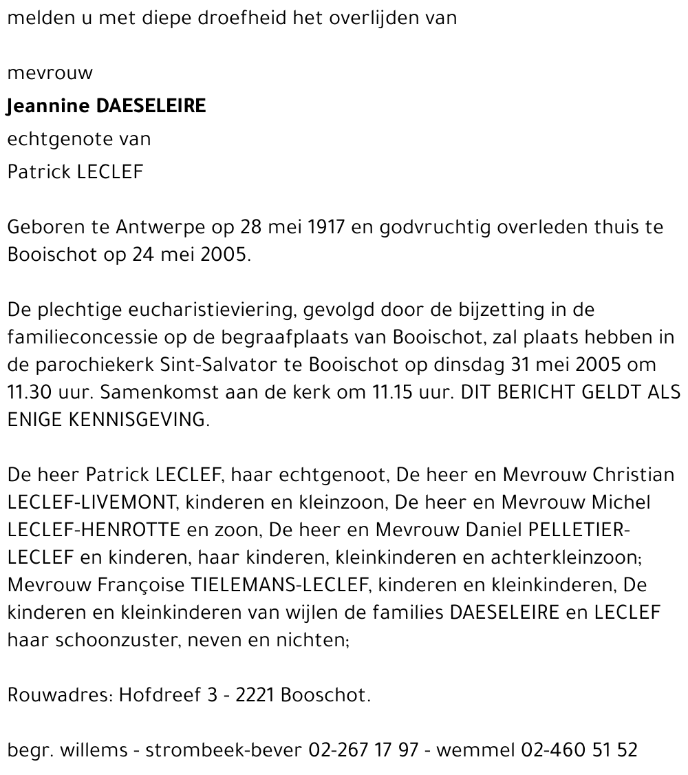 Jeannine Daeseleire
