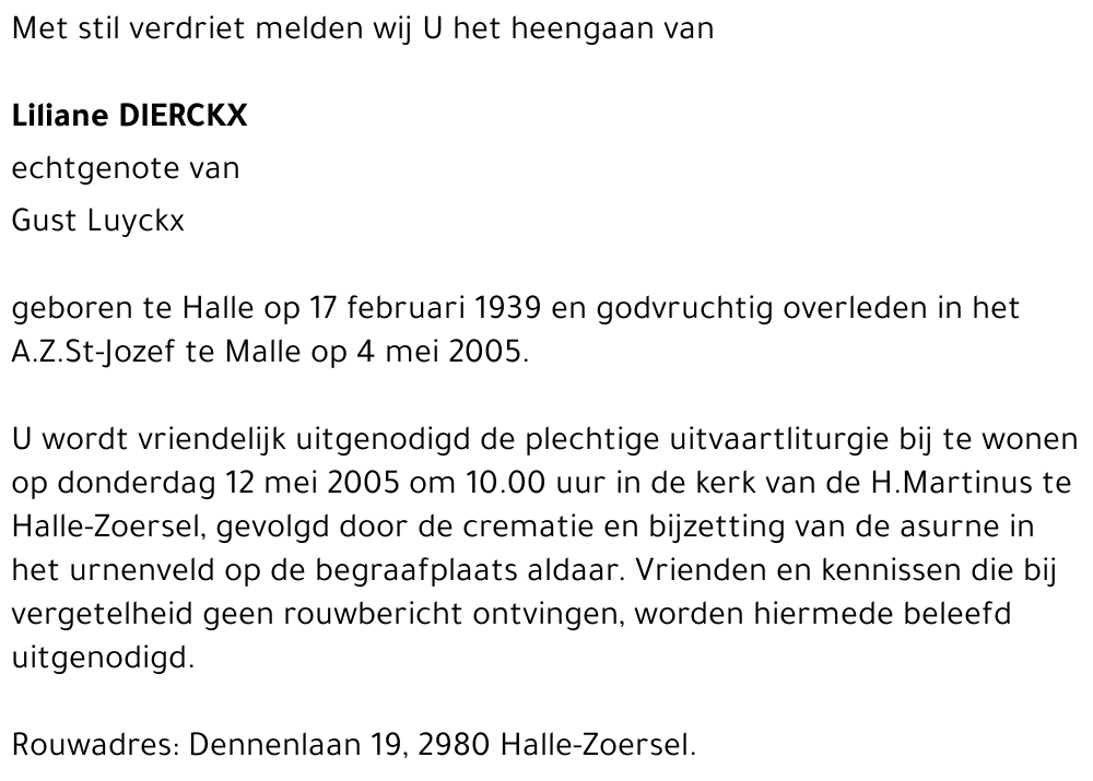 Liliane DIERCKX