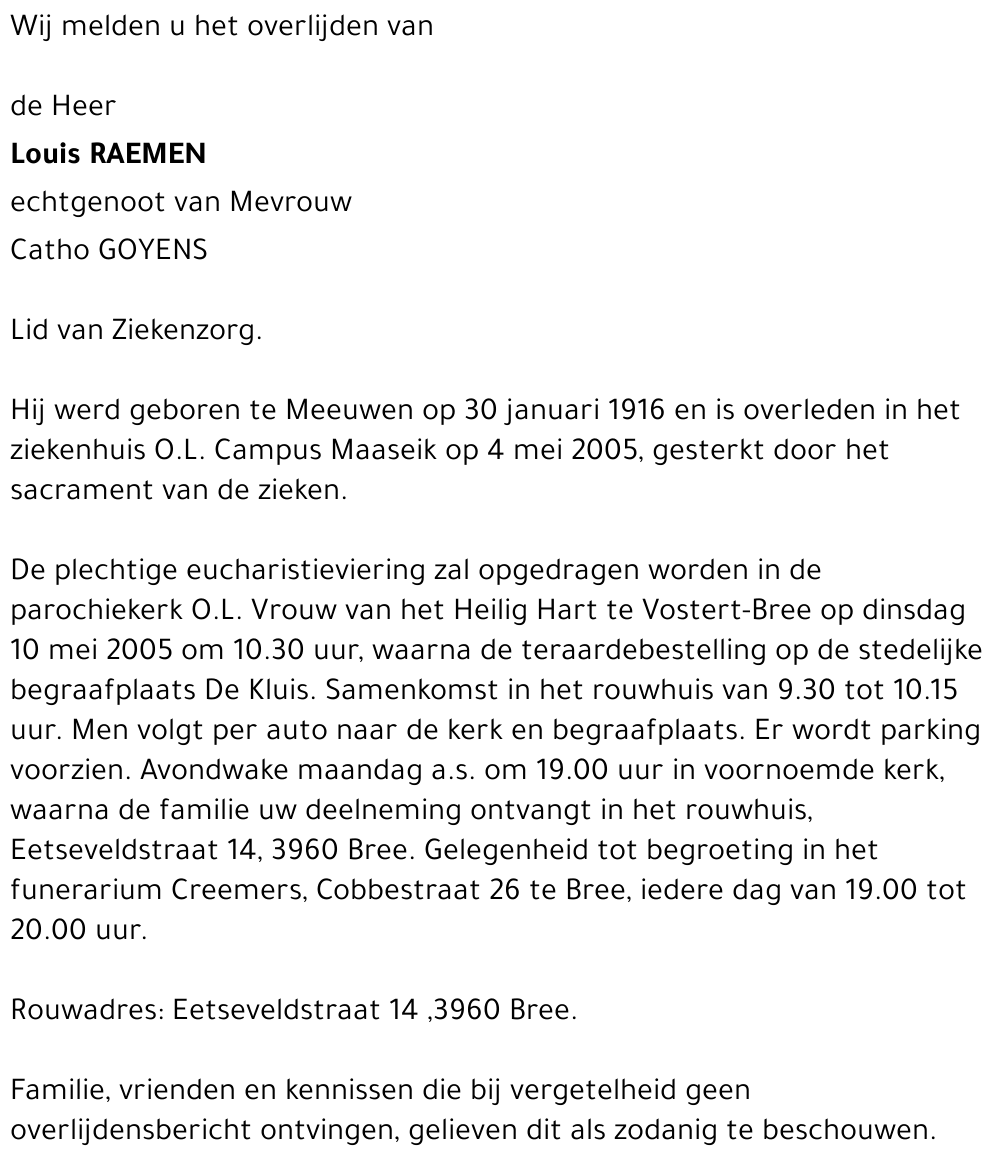 Louis RAEMEN