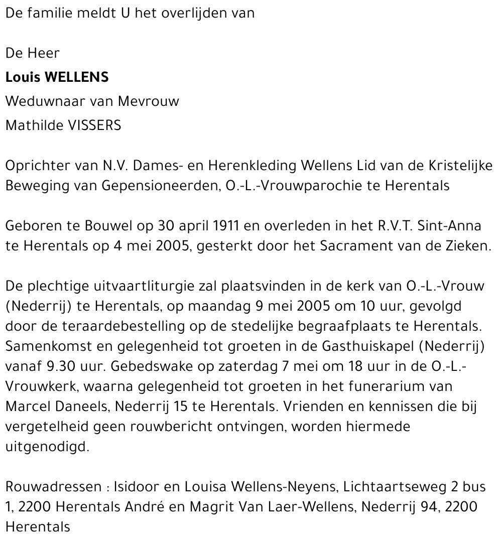Louis WELLENS