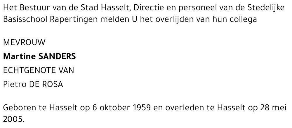 Martine Sanders