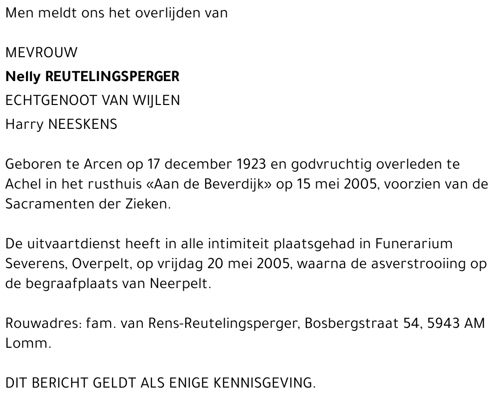 Nelly Reutelingsperger