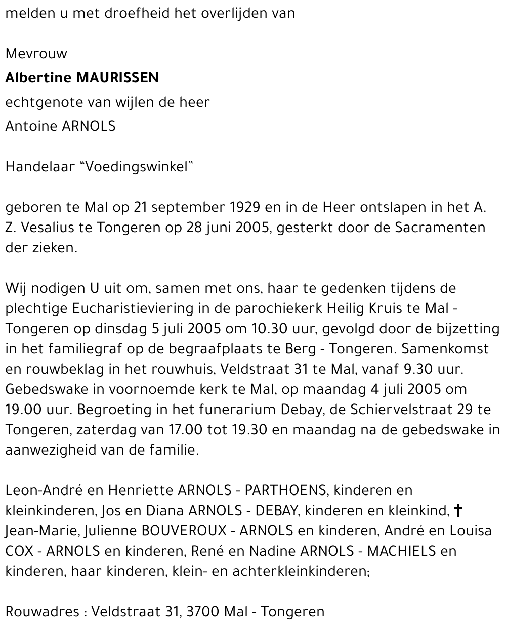 Albertine Maurissen