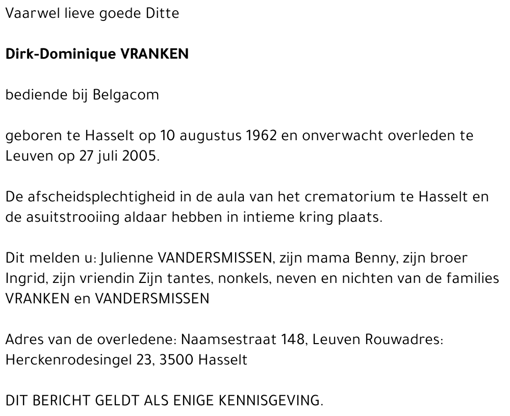 Dirk-Dominique Vranken