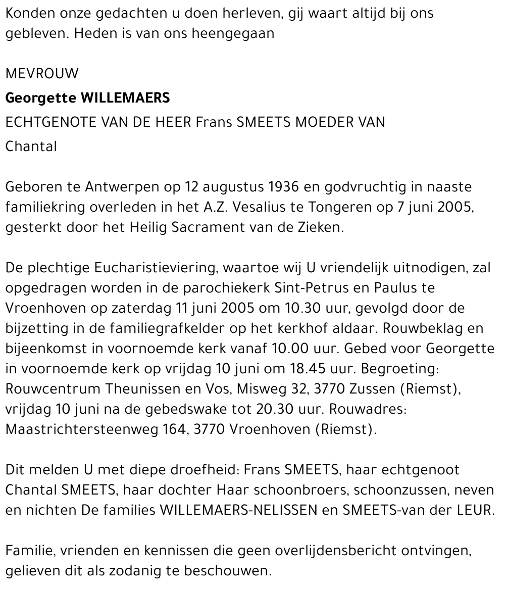 Georgette Willemaers