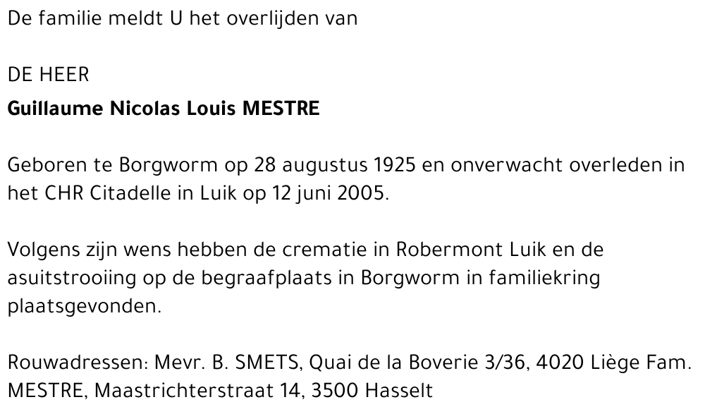 Guillaume Nicolas Louis Mestre